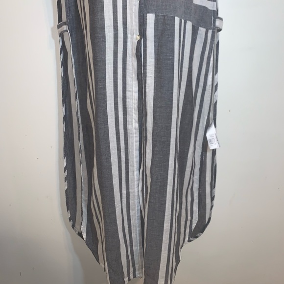 Topshop S Swim Cover Gray White - Picture 4 of 7